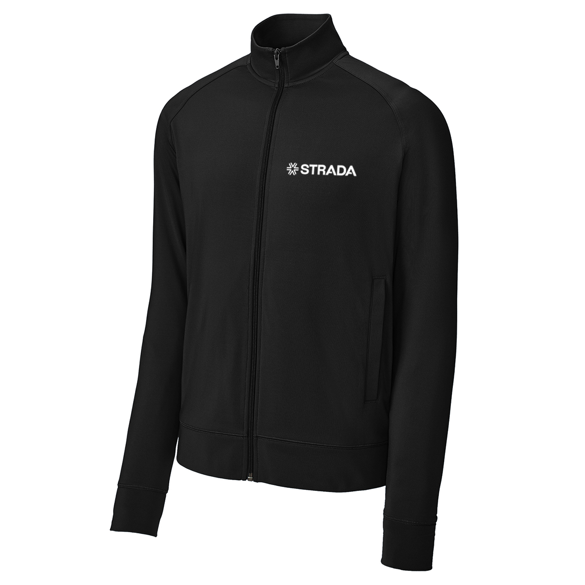 Sport-Tek® Stretch Full-Zip Cadet Jacket Contour Fitted