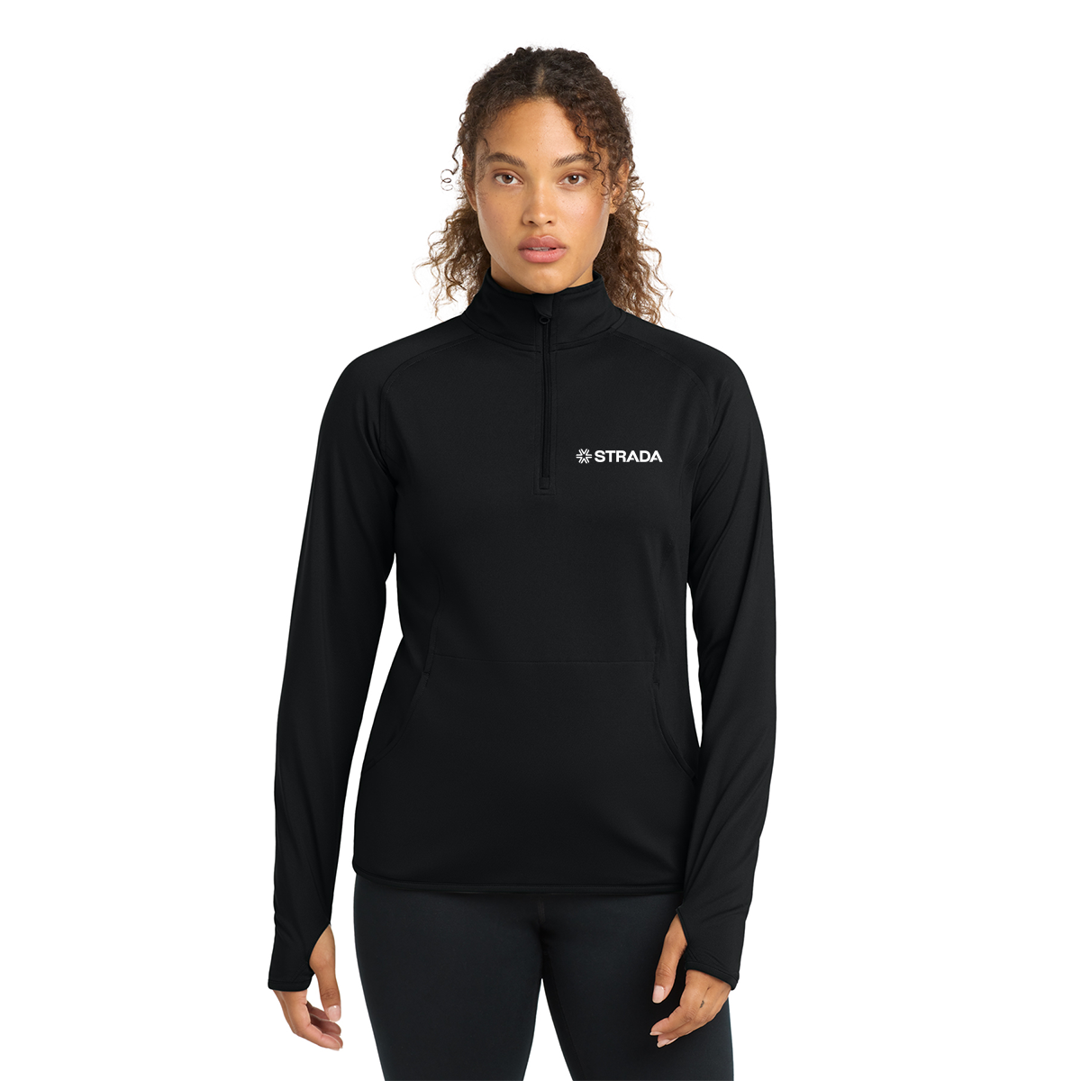 Sport-Tek® Stretch 1/4-Zip Pullover Contour Fitted