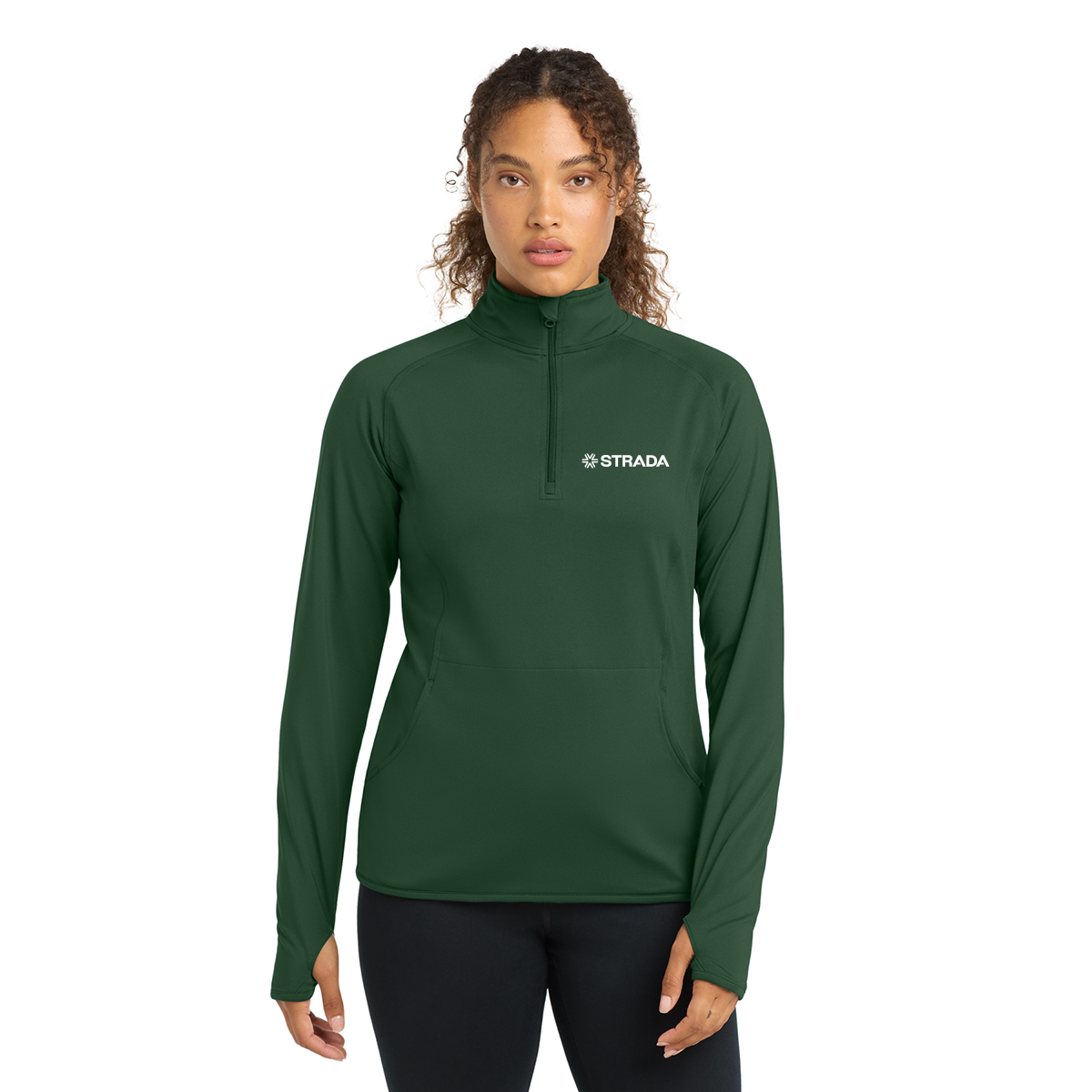 Sport-Tek® Stretch 1/4-Zip Pullover Contour Fitted