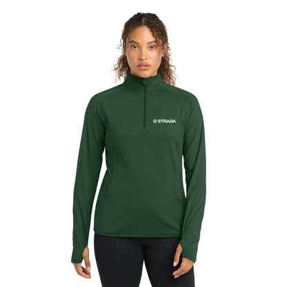 Sport-Tek® Stretch 1/4-Zip Pullover Contour Fitted